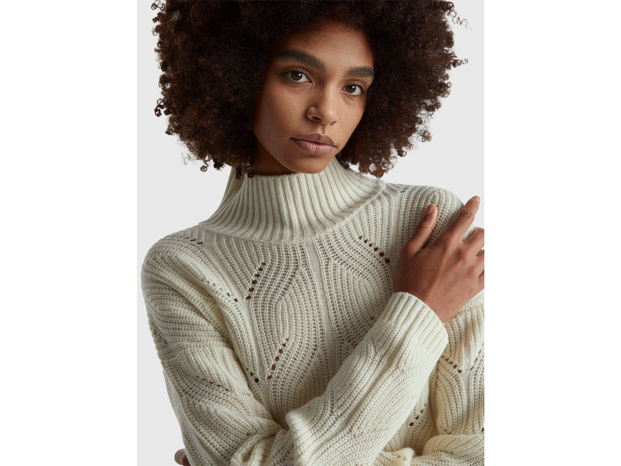 TURTLE NECK SWEATER Mulher image number 4
